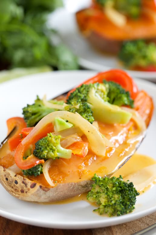 Sheet Pan Thai Stuffed Sweet Potatoes: Quick Meal Prep